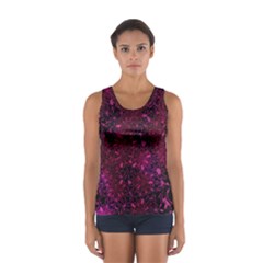 Retro Flower Pattern Design Batik Women s Sport Tank Top 