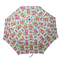 Floral Flower Pattern Seamless Folding Umbrellas