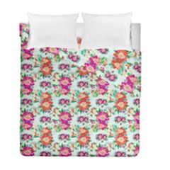 Floral Flower Pattern Seamless Duvet Cover Double Side (full/ Double Size)