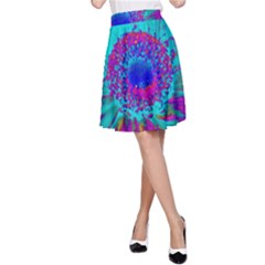 Retro Colorful Decoration Texture A-line Skirt