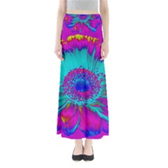 Retro Colorful Decoration Texture Maxi Skirts