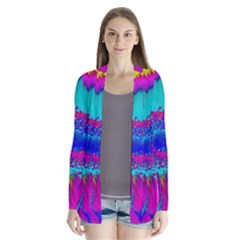 Retro Colorful Decoration Texture Cardigans by Simbadda