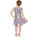 Floral Ornament Baby Girl Design Kids  Short Sleeve Dress View2