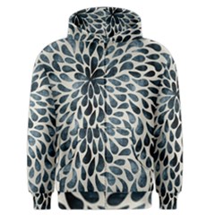 Abstract Flower Petals Floral Men s Zipper Hoodie by Simbadda