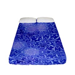 Retro Flower Pattern Design Batik Fitted Sheet (full/ Double Size)