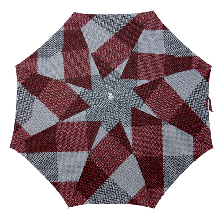 Textile Geometric Retro Pattern Straight Umbrellas