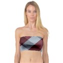 Textile Geometric Retro Pattern Bandeau Top View1