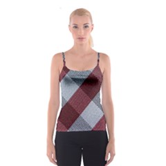 Textile Geometric Retro Pattern Spaghetti Strap Top