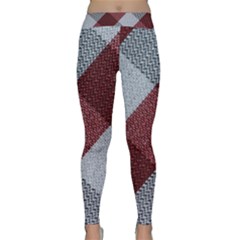 Textile Geometric Retro Pattern Classic Yoga Leggings