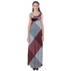 Textile Geometric Retro Pattern Empire Waist Maxi Dress