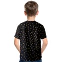 Grunge Retro Pattern Black Triangles Kids  Cotton Tee View2