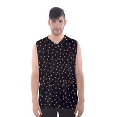 Grunge Retro Pattern Black Triangles Men s Basketball Tank Top