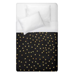 Grunge Retro Pattern Black Triangles Duvet Cover (single Size)