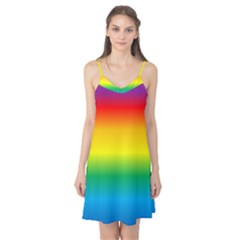 Rainbow Background Colourful Camis Nightgown