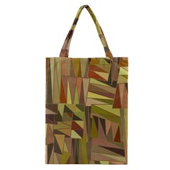 Earth Tones Geometric Shapes Unique Classic Tote Bag