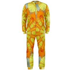 Sunshine Sunny Sun Abstract Yellow Onepiece Jumpsuit (men)  by Simbadda