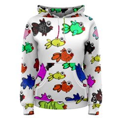 Fishes Marine Life Swimming Water Women s Pullover Hoodie