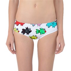 Fishes Marine Life Swimming Water Classic Bikini Bottoms by Simbadda