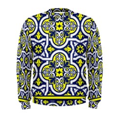 Tiles Panel Decorative Decoration Men s Sweatshirt by Simbadda