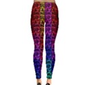 Rainbow Grid Form Abstract Leggings  View2