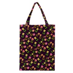 Flowers Roses Floral Flowery Classic Tote Bag