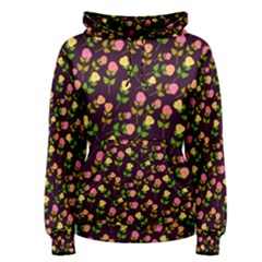 Flowers Roses Floral Flowery Women s Pullover Hoodie by Simbadda