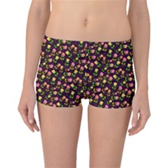 Flowers Roses Floral Flowery Boyleg Bikini Bottoms