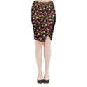 Flowers Roses Floral Flowery Midi Wrap Pencil Skirt View1