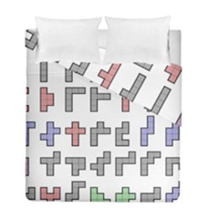 Hexominos Duvet Cover Double Side (full/ Double Size)