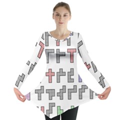 Hexominos Long Sleeve Tunic 