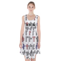 Hexominos Racerback Midi Dress