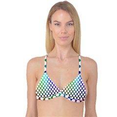 Half Circle Reversible Tri Bikini Top