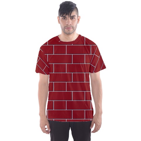 Flemish Bond Men s Sport Mesh Tee by Simbadda