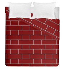 Flemish Bond Duvet Cover Double Side (queen Size)