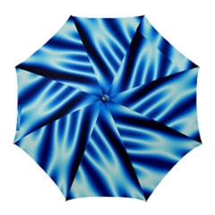 Grunge Blue White Pattern Background Golf Umbrellas by Simbadda