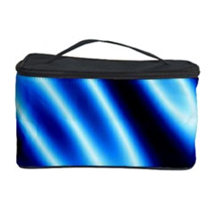 Grunge Blue White Pattern Background Cosmetic Storage Case