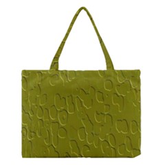 Olive Bubble Wallpaper Background Medium Tote Bag