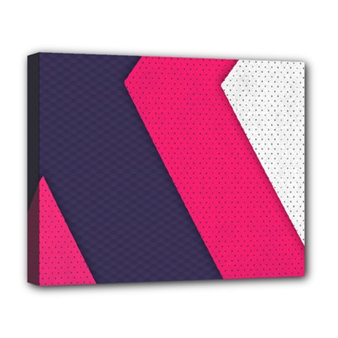 Pink Pattern Deluxe Canvas 20  X 16  