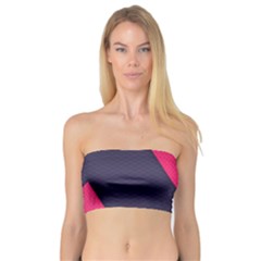 Pink Pattern Bandeau Top