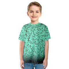 Grunge Rain Frame Kids  Sport Mesh Tee