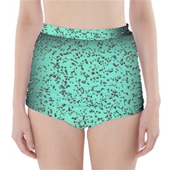 Grunge Rain Frame High-waisted Bikini Bottoms by Simbadda