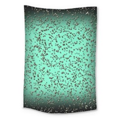 Grunge Rain Frame Large Tapestry