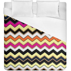 Colorful Chevron Pattern Stripes Pattern Duvet Cover (king Size)