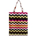 Colorful Chevron Pattern Stripes Pattern Zipper Classic Tote Bag View1