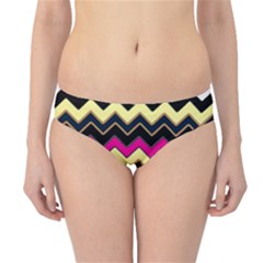 Colorful Chevron Pattern Stripes Pattern Hipster Bikini Bottoms