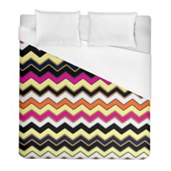 Colorful Chevron Pattern Stripes Pattern Duvet Cover (full/ Double Size)