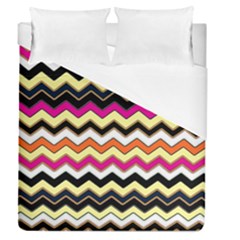 Colorful Chevron Pattern Stripes Pattern Duvet Cover (queen Size)