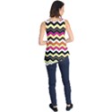 Colorful Chevron Pattern Stripes Pattern Sleeveless Tunic View2