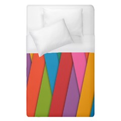 Colorful Lines Pattern Duvet Cover (single Size)