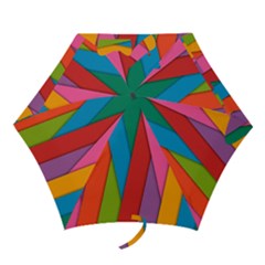 Colorful Lines Pattern Mini Folding Umbrellas